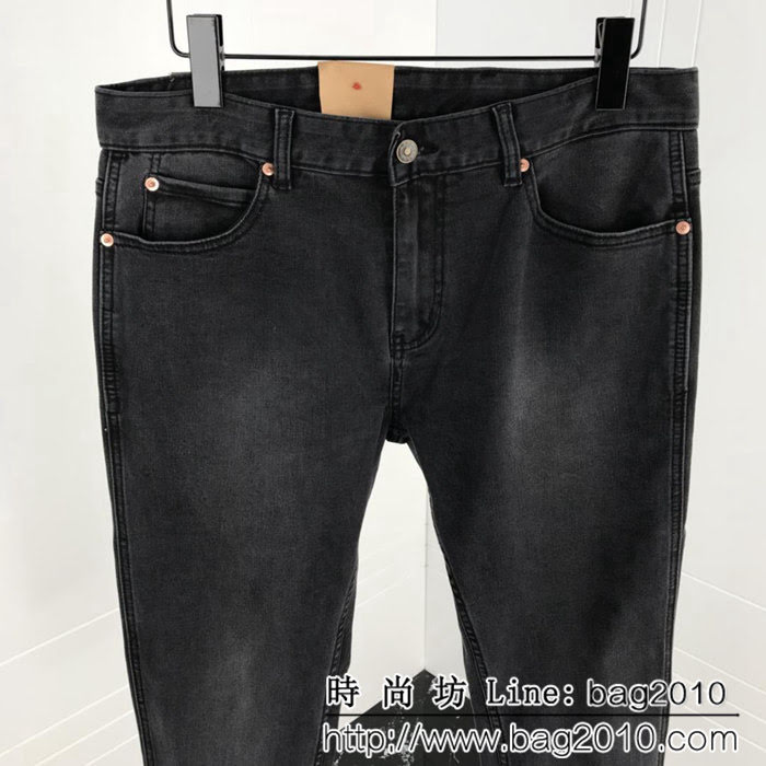 GUCCI古馳 年度首席黑牛 2018ss 黑貓卡紙系列 四季款 男款牛仔褲 ydi1044